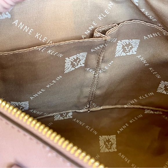 Anne Klein NWT Laine TZ Satchel Tote Removable Crossbody Strap Cardholder Pink - Picture 14 of 15